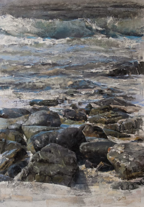 Journée ensoleillée sur la grève