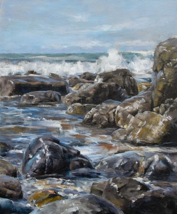 La grève du Nord à Granville