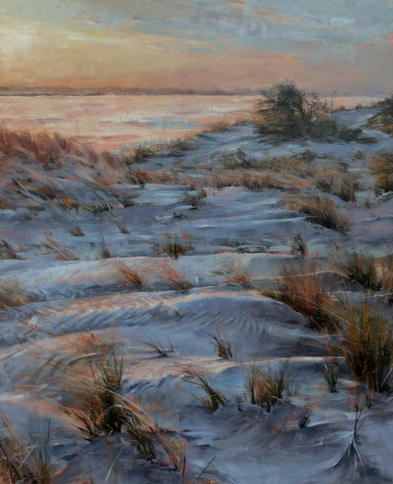 Matin givré sur la dune