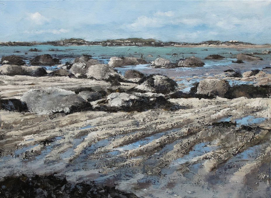 Marée basse à Chausey