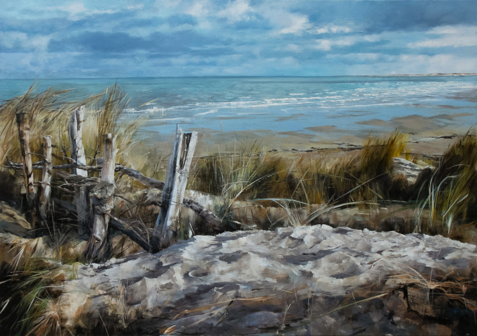 Sur le haut de la dune